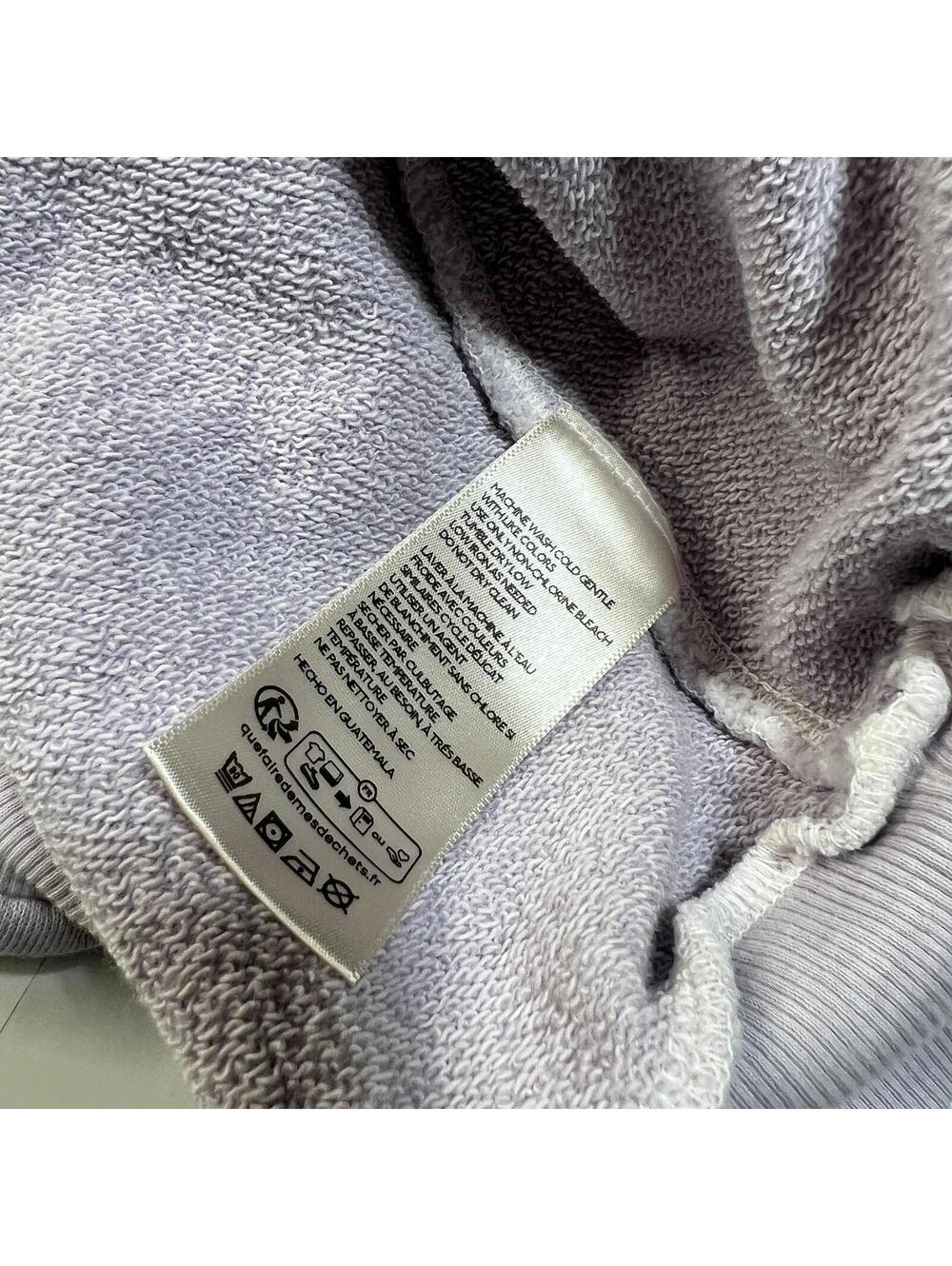 Pilcro Anthropologie Niki Bubble Sweatshirt Small Crewneck Lilac Light Purple - Picture 5 of 8
